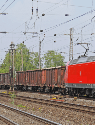 Rail Shipping Logistics Transport.